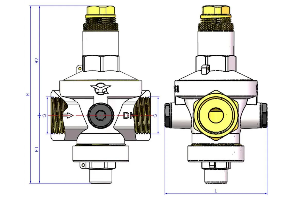 Diaphragm Pressure Reducing Valve